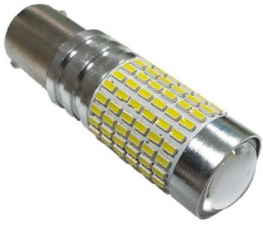 Лампа светодиодная P21W 12-24V 7,5W (S0005)