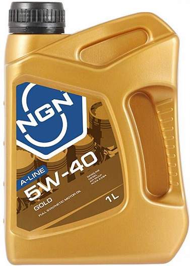 Масло моторное NGN GOLD A-Line синтетика 5W-40 SN/CF 1л