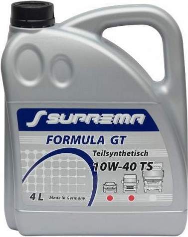 Масло моторное SUPREMA FORMULA GT 10W-40 TS, 4л
