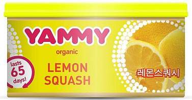 Ароматизатор на панель органический YAMMY Organic Lemon Squas