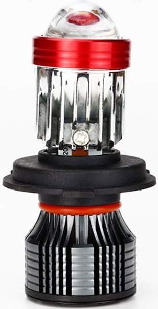 Лампа светодиодная LED A12-H4 12-24V, 80-85W, 8500Lm, 6500K, 2шт (гарантия 6 мес.)