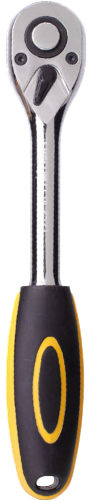 Трещотка 1/4" 72-зубцовая изогнутая ЭВРИКА ER-51472