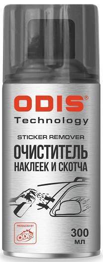 Очиститель наклеек и скотча ODIS "Stiker Remove" аэрозоль 277мл