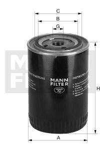 Фильтр масляный MANN W719/3 ECOAIR