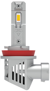 Лампа светодиодная LED L3-4300K-H11 12-18V, 35W, 3000Lm, 4300k, 2шт (гарантия 6 мес.)