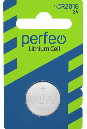 Батарейка Perfeo CR2016/1BL Lithium Cell 1шт