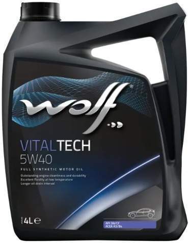 Масло моторное WOLF VITALTECH синтетика 5W-30 4л