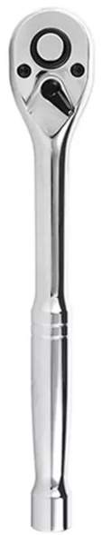 Трещотка 1/4" 72-зубцовая прямая ЭВРИКА ER-71472