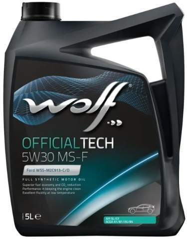 Масло моторное WOLF OFFICIALTECH синтетика 5W-30 MS-F 5л