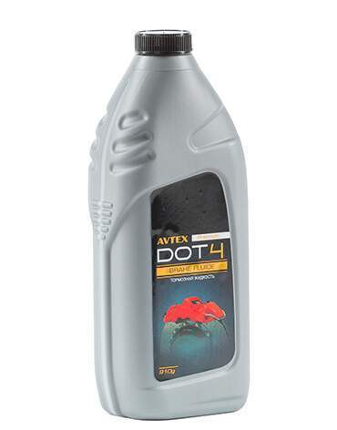 Тормозная жидкость AVTEX DOT4 910гр Дзержинск