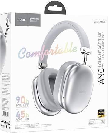 Наушники игровые HOCO W35 MAX серебристый