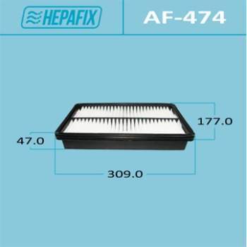 Фильтр воздушный HEPAFIX A-474 (1/40) (DFA31012 LA-1909) (1000-381)