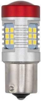 Лампа светодиодная P21W 12-24V 10W (с обманкой) (S0138-1W) (гарантия 6 мес.)