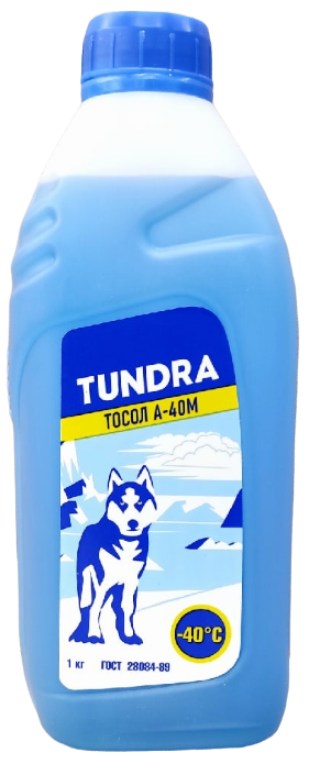 Тосол TUNDRA синий -40°С 1кг