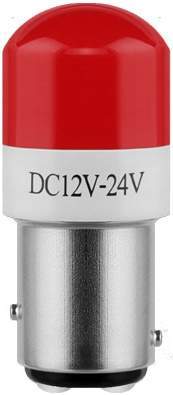 Лампа светодиодная P21/5W 12-24V 1.5-4.8W (C2R) (S0108-2R) (гарантия 6 мес.) (красный)