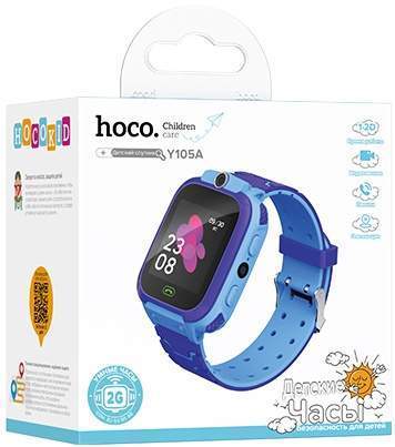 Смарт-часы детские HOCO Y105A голубой