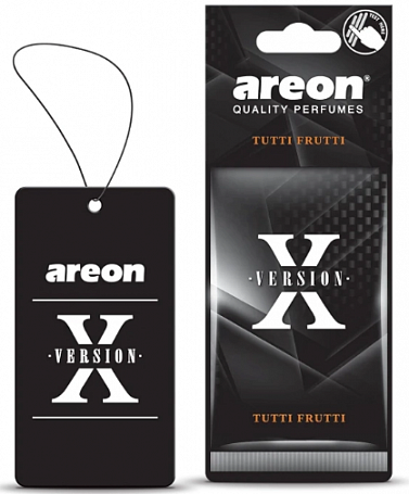 Ароматизатор подвесной картонный AREON X-VERSION Tutti -frutti 