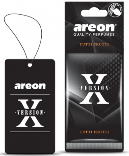 Ароматизатор подвесной картонный AREON X-VERSION Tutti -frutti 