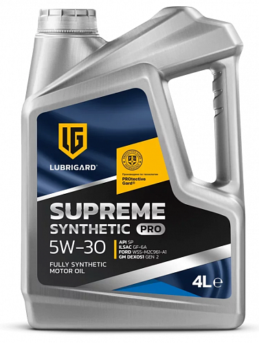 Масло моторное LUBRIGARD SUPREME SYNTHETIC PRO 5W-30 4л