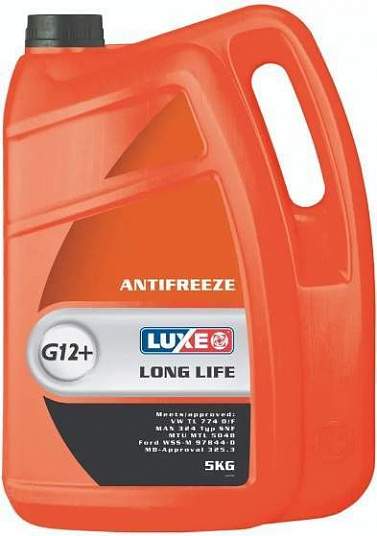 Антифриз LUXE LONG LIFE Red G12+ красный -40°С 5кг