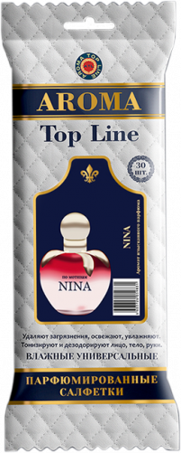 Салфетки влажные TopLine парфюмированные №12 Nina ricci nina