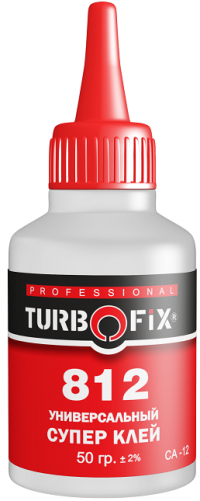 Клей цианоакрилатный Turbofix 812 (средняя вязкость) 50гр