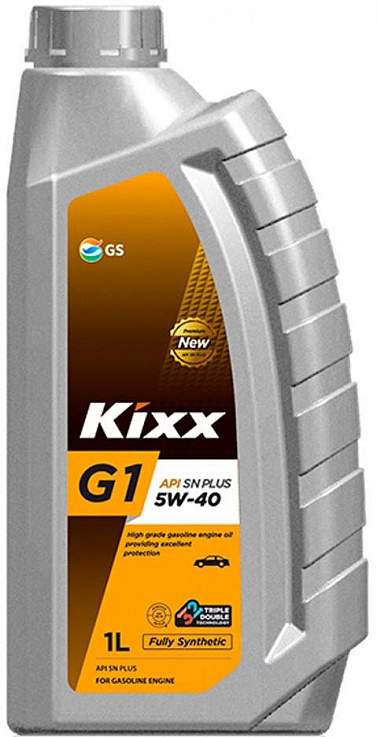 Масло моторное Kixx G1 синтетика 5W-40 SN Plus/CF/SP 1л