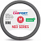 Оплетка руля CARFORT Neo Series (CS9315) размер М 37-39, серый