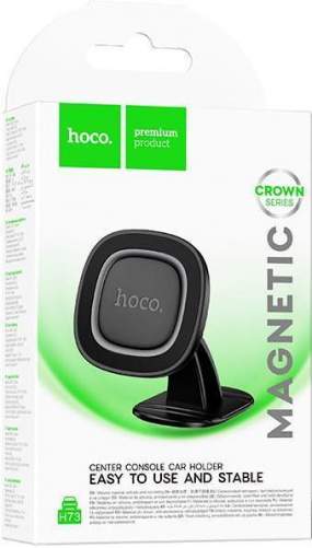 Держатель смартфона магнитный на клейкой основе HOCO H73 черный