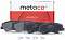 Колодки тормозные передние Metaco 3000-745
