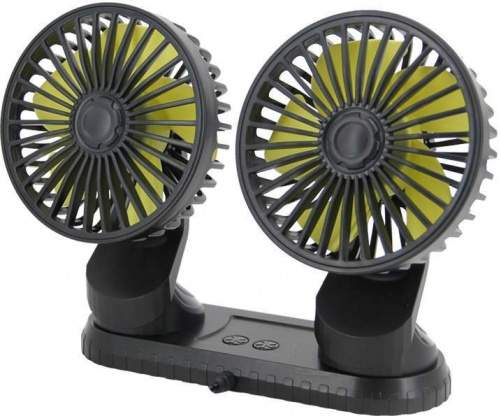 Вентилятор салона (FS-001) 22*15,5*6,5см поворотный 12-24V