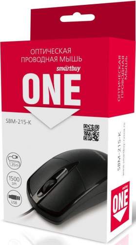 Мышь SMARTBUY ONE SBM-215-K черный