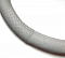 Оплётка руля PREMIER, кожа PU, перфорированная вставка, серый, размер (М), 1/15, FR1400M