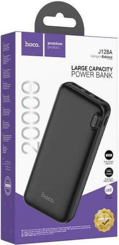 Аккумулятор внешний HOCO J128A 20000mAh черный