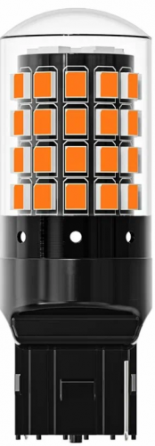 Лампа светодиодная W21/5W 12V 2.5-9W (оранжевый) (S0060Y)