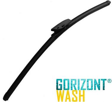 Щетка стеклоочистителя бескаркасная Gorizont Premium 14"/35см (c адаптерами под китайское авто)