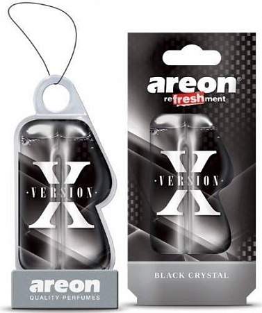 Ароматизатор подвесной гелевый AREON REFRESHMENT AUTO X-VERSION Black Crystal 8,5мл