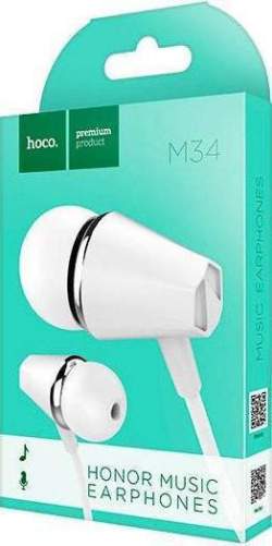 Наушники проводные HOCO M34 белый