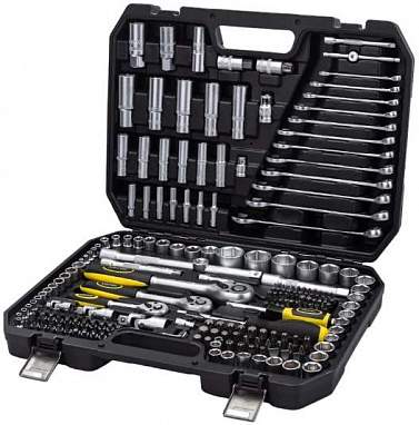 Набор инструмента ЭВРИКА ER-80216 1/2" 3/8" 1/4"DR (216 пр.) (гар-я 6 мес. без трещетки)