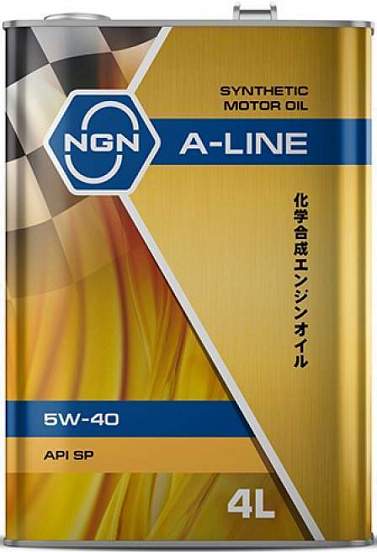 Масло моторное NGN A-Line (металл) синтетика 5W40 4л 