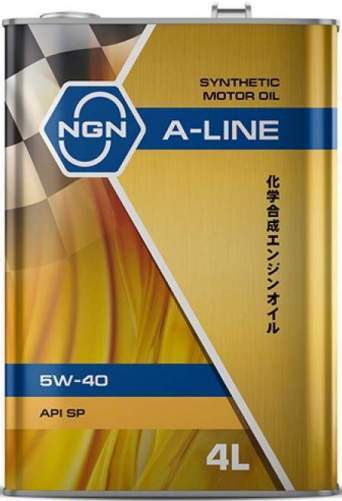 Масло моторное NGN A-Line (металл) синтетика 5W40 4л 