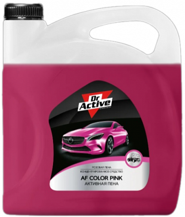 Автошампунь бесконтактный Sintec Dr.Active Активная пена AF Color Pink 6кг