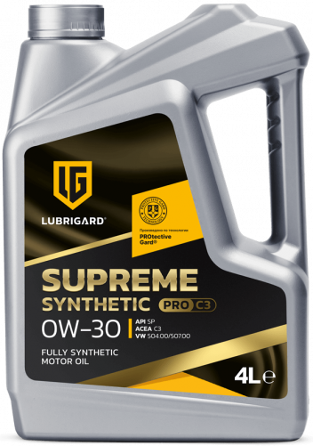 Масло моторное LUBRIGARD SUPREME PRO C3 синтетика 0W-30 4л