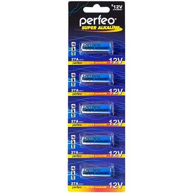 Батарейка Perfeo 27AE/5BL Super Alkaline (5) (70)