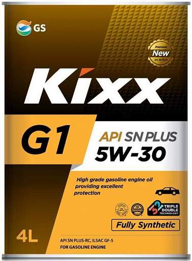 Масло моторное Kixx G1 синтетика 5W-30 SN Plus/SP 4л