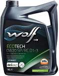 Масло моторное WOLF ECOTECH синтетика 0W-20 SP/RC D1-3 4л