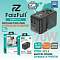 Зарядное устройство сетевое FaizFull FC190 2USB-70W/1PD-30W/Европереходник черный