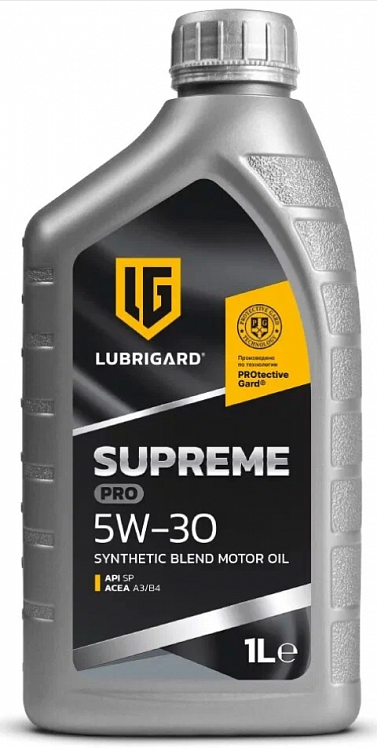 Масло моторное LUBRIGARD SUPREME SEMI SYNTHETIC PRO 5W-30 1л