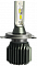 Лампа светодиодная LED Q6-H4 12V, 15W, 2000Lm, 6000k, 2шт (гарантия 6 мес.)