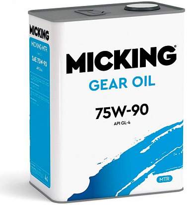 Масло трансмиссионное синтетическое Micking Gear Oil 75W-90 GL-4 4л.
